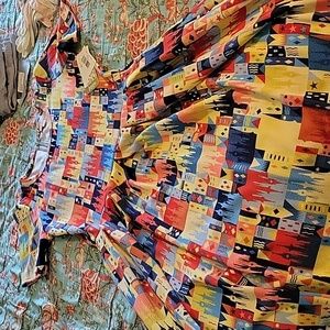 Lularoe Amelia Disney Castle Print Dress Size Large L NWT